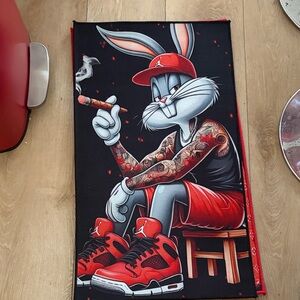 Bugs Bunny Street Art Rug